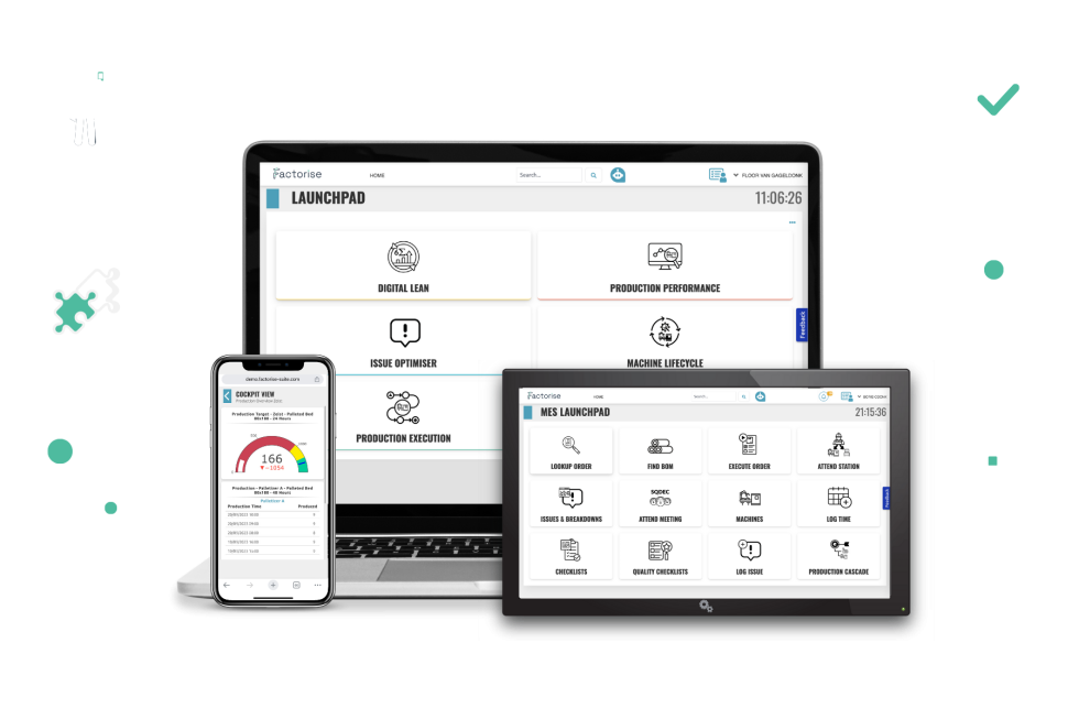 Factor Work Software Factorise | One platform for every shopfloor process.